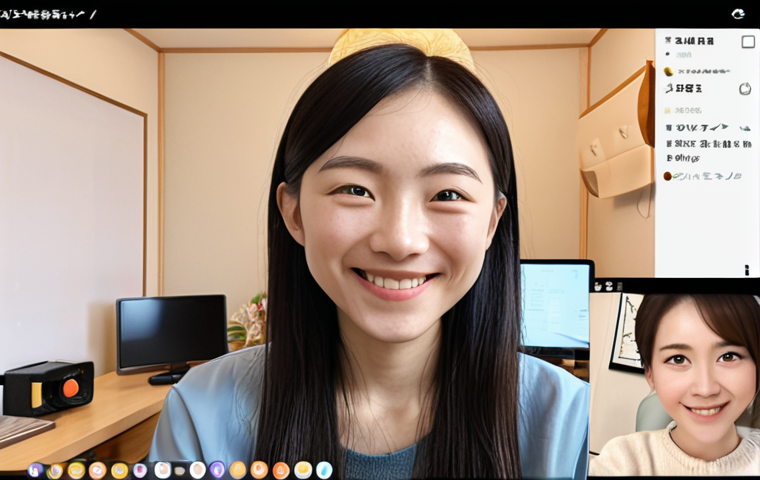 **

A bright and inviting online counseling platform interface. A friendly-looking young adult counselor is visible in a video call window, smiling and listening attentively. The background shows a cozy home office. Soft, warm lighting. Text overlay (in Japanese) emphasizing "自分のペースで" (at your own pace) and "オンライン相談" (online consultation).  Style: clean, modern, user-friendly.

**