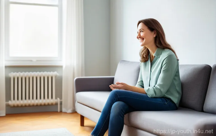 청소년상담사로서 상담 기술 향상 방법 - **Prompt:** A compassionate female counselor, appearing to be in her mid-30s, gently engaging with a...