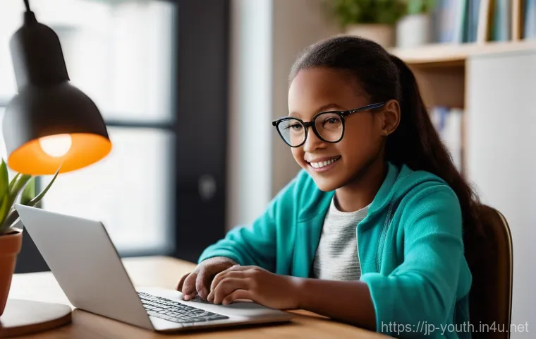 청소년상담사로서 상담 기술 향상 방법 - **Prompt:** A compassionate female counselor, appearing to be in her mid-30s, gently engaging with a...