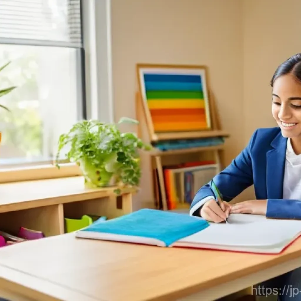 청소년상담사와 청소년 문제 행동 치료 - **Prompt: Empowering Counseling Moment**
    A bright, inviting counseling room bathed in soft, natu...