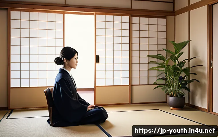 청소년상담사로서 지속적인 학습의 중요성 - A modern Japanese counseling room with a young professional counselor attentively listening to a tee...