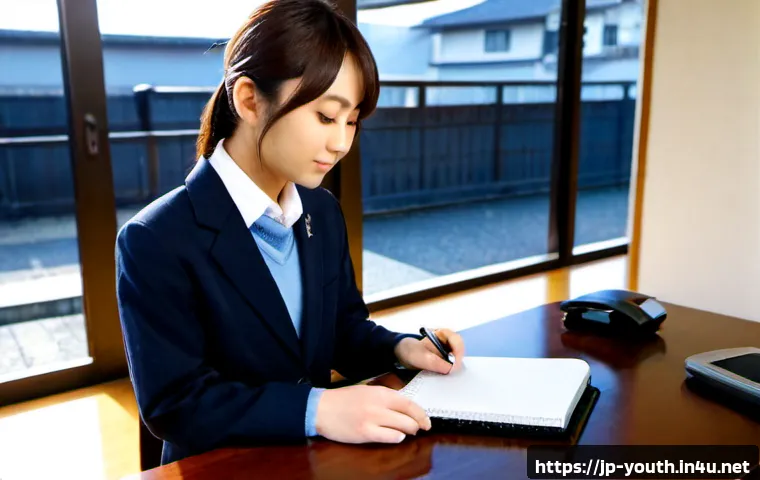 청소년상담사로서 주의해야 할 윤리적 함정 - Photorealistic Japanese youth counseling office, an ethical counselor maintaining professional bound...